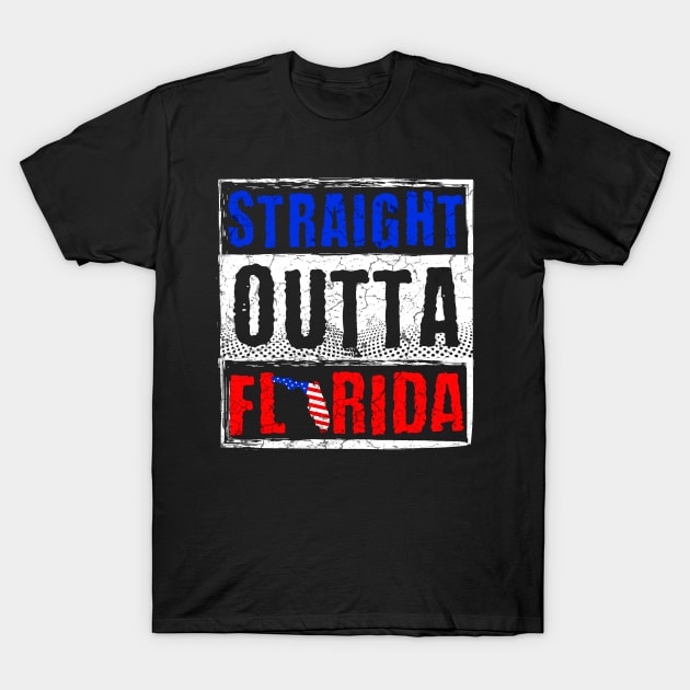 Straight Outta Florida T-Shirt by Mila46